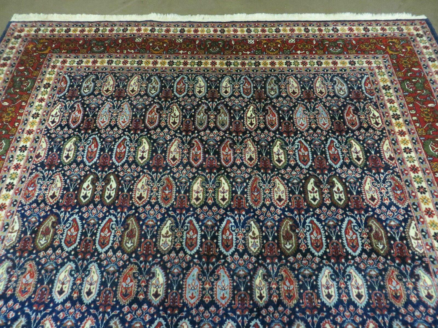 6' X 9' Vintage Fine Handmade India Paisley Rug Hand Knotted Carpet Organic Dye
