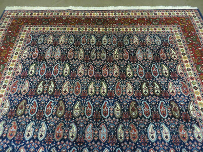 6' X 9' Vintage Fine Handmade India Paisley Rug Hand Knotted Carpet Organic Dye