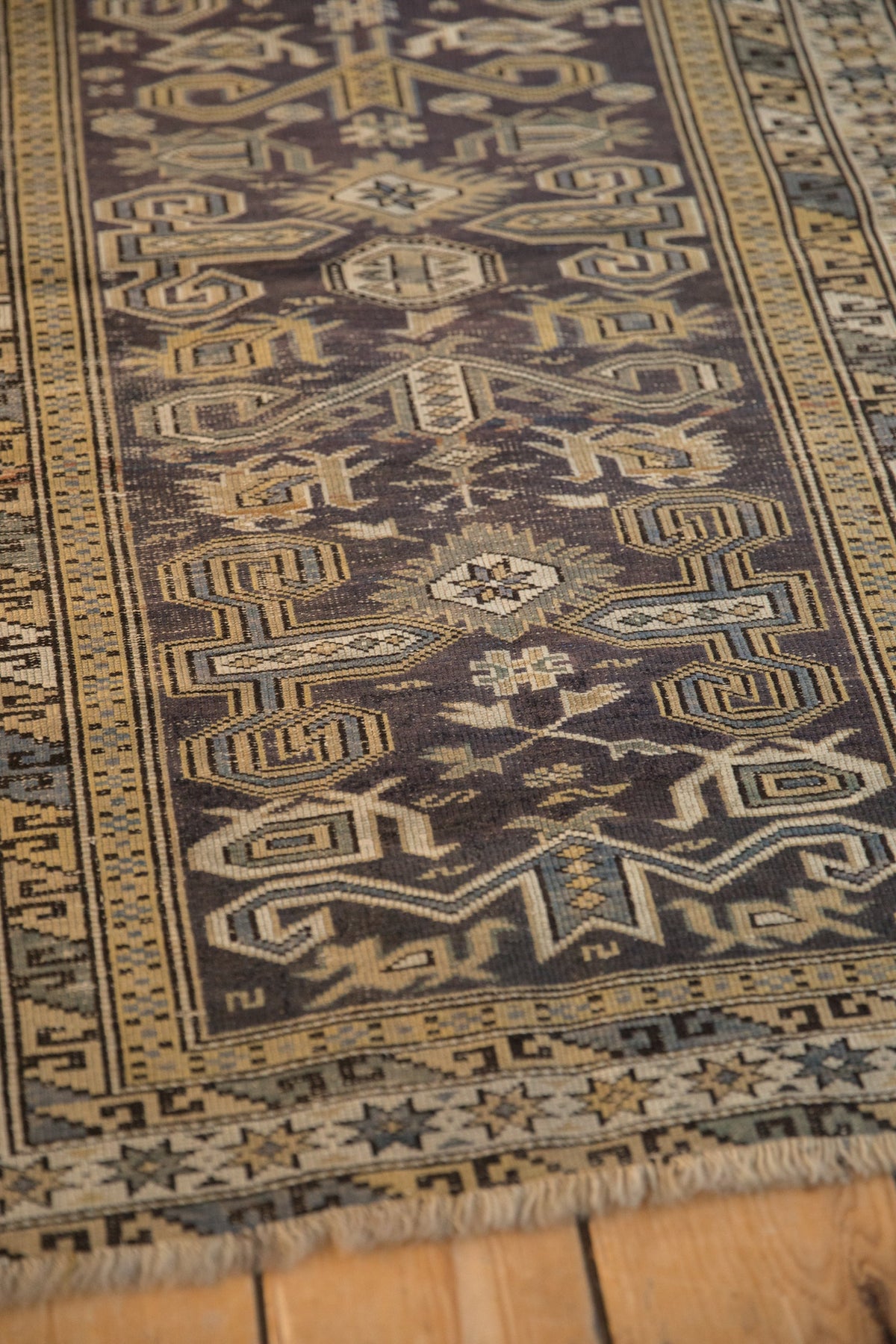 3x4 Vintage Shirvan Square Rug