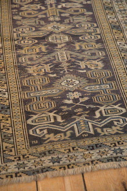 3x4 Vintage Shirvan Square Rug