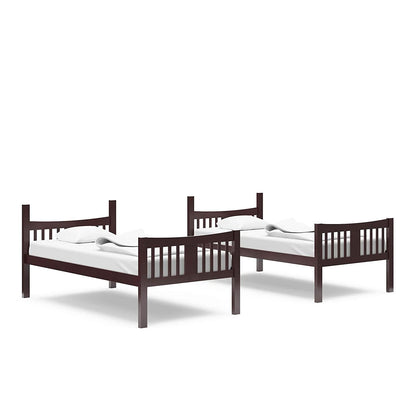 Espresso Twin Over Twin Bunk Bed GREENGUARD Gold Certified