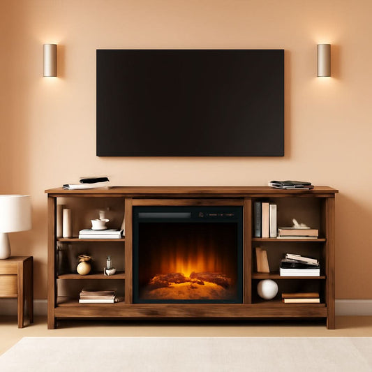 58 Inch Electric Fireplace TV Stand For 65 Inch Televisions