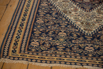 3.5x5 Antique Senneh Kilim Rug