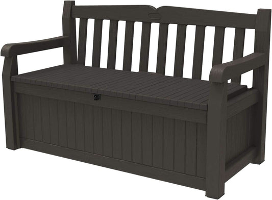 70 Gallon Outdoor Storage Bench Box for Garden Tools