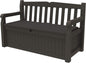 70 Gallon Outdoor Storage Bench Box for Garden Tools