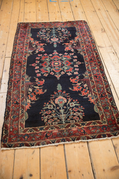 2.5x5 Vintage Fine Sarouk Rug Runner