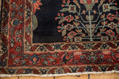 2.5x5 Vintage Fine Sarouk Rug Runner