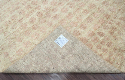 8x10 LoomBloom Beige, Rust Hand Knotted 100% Wool Turkish Oushak Traditional Oriental Area Rug