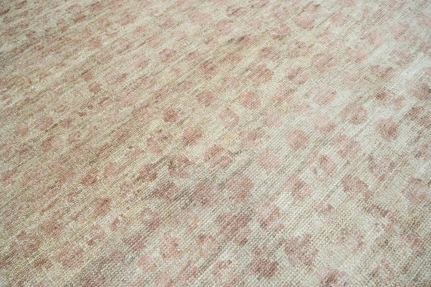 8x10 LoomBloom Beige, Rust Hand Knotted 100% Wool Turkish Oushak Traditional Oriental Area Rug