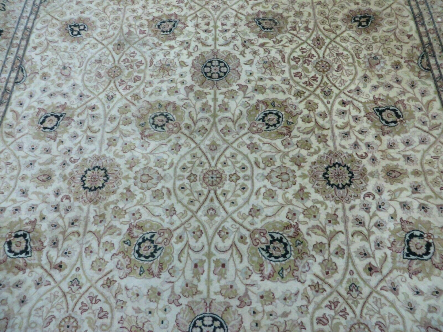 6' X 9' Vintage Fine Handmade Pakistan Oriental Floral Wool Rug Carpet Nice