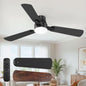 42 Inch Black Ceiling Fan With Light Energy Efficient