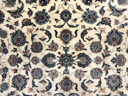 Karastan Rug 8.8 x 12, Ivory Rose Ka'shan #768, Wool Pile Karastan Carpet, Original 700 Series, Rare, Discontinued, Vintage