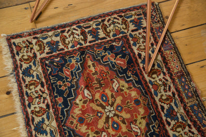 2x2.5 Antique West Persian Square Bag Face Rug Mat