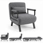 3-in-1 Folding Sofa Bed with Adjustable Backrest