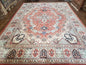 8 x11 Top Quality Veg Dye Turkish Carpet Decorative Handmade Geometric Area Rug