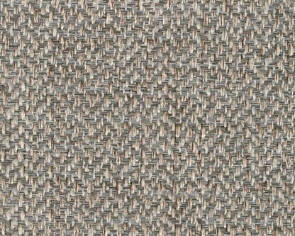 Rectangular Upholstered Ottoman Light Brown Bun Legs