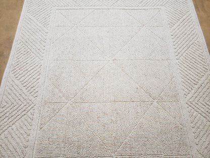 3x5 Karastan Sisal Rug Collection, Design 379/80504, Sambava II, 3'6 x 5'3, Beige Karastan Rug with Label, Authentic Karastan, Entryway Rug