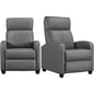 Grey Recliner Chairs Set Of 2 For Living Room Comfort