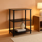 Jaya 3 Tier Walnut Bookcase Display Rack for Living Room