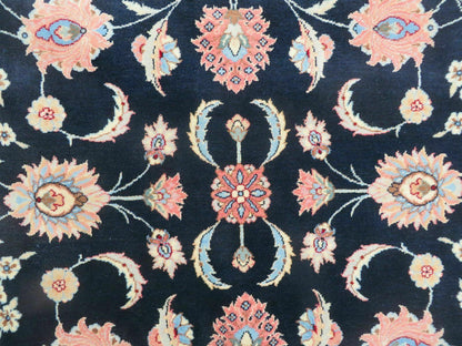 10' X 14' Vintage Handmade India Wool Hand Knotted Carpet Rug Organic Dyes Nice