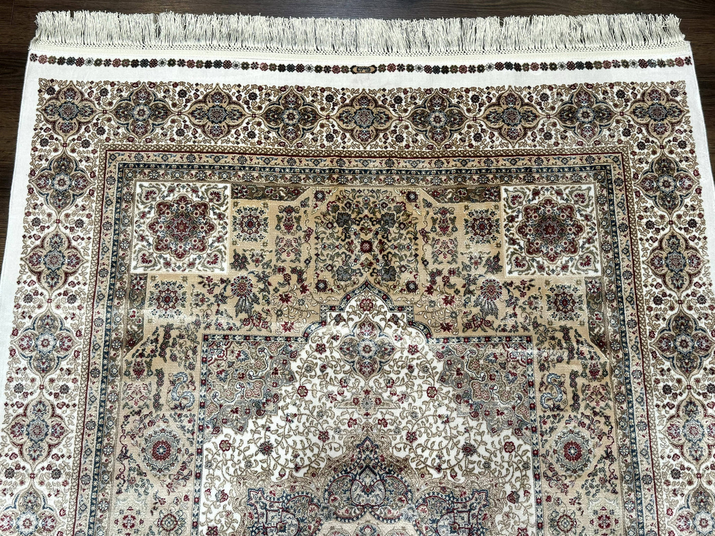 Turkish Memluk Silk Rug 4x6, Hereke Carpet, Bamboo Silk, New