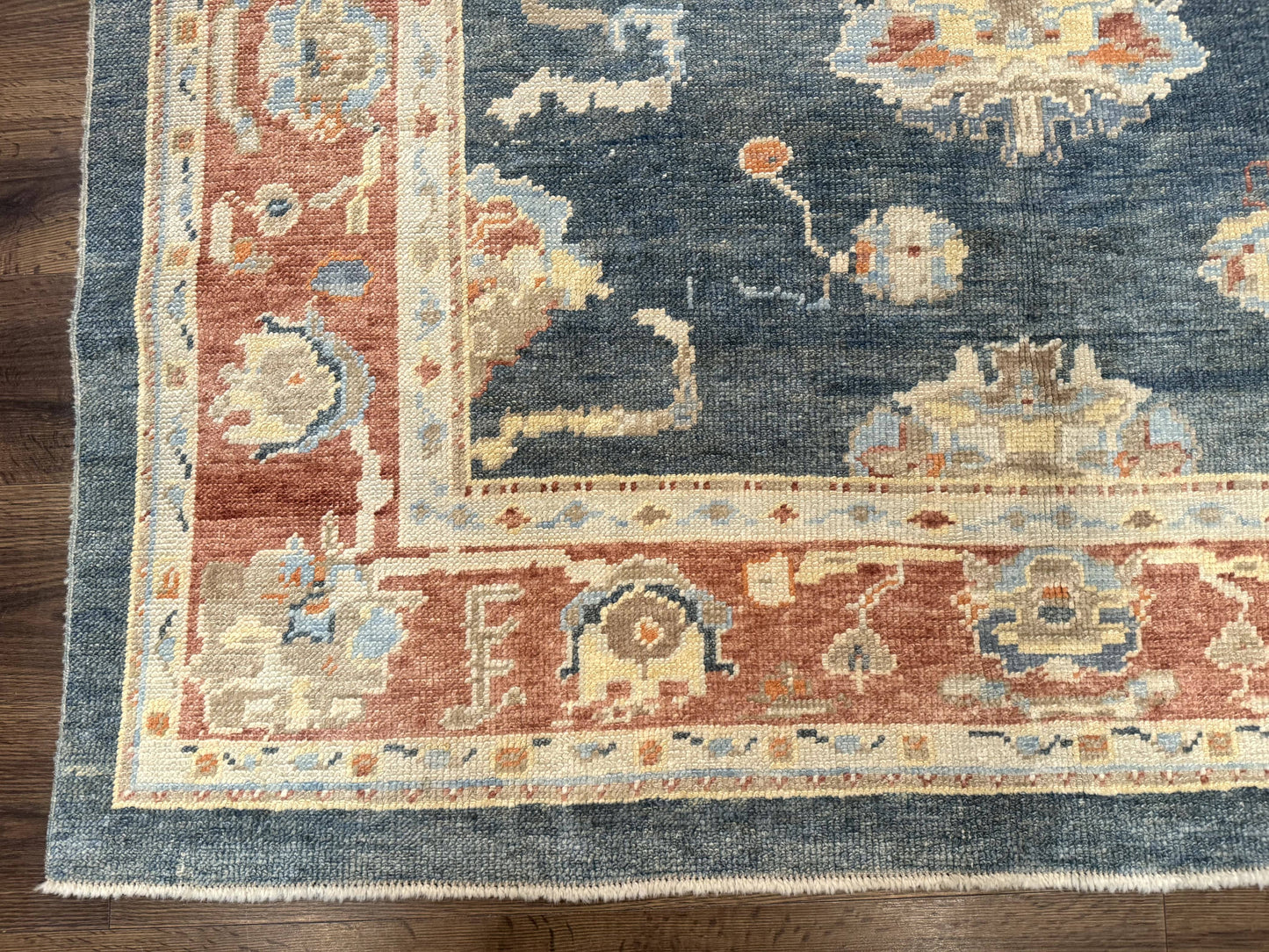 Turkish Oushak Rug 6x9, Sultanabad Carpet, Medium Size Oriental Rug