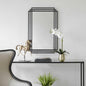 Amherst Matte Black Iron Mirror 36.5 Tall 23.75 Wide