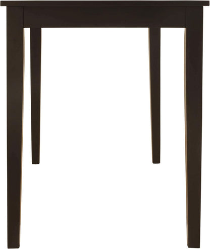 Kimonte Black Dining Room Table Rectangular Contemporary