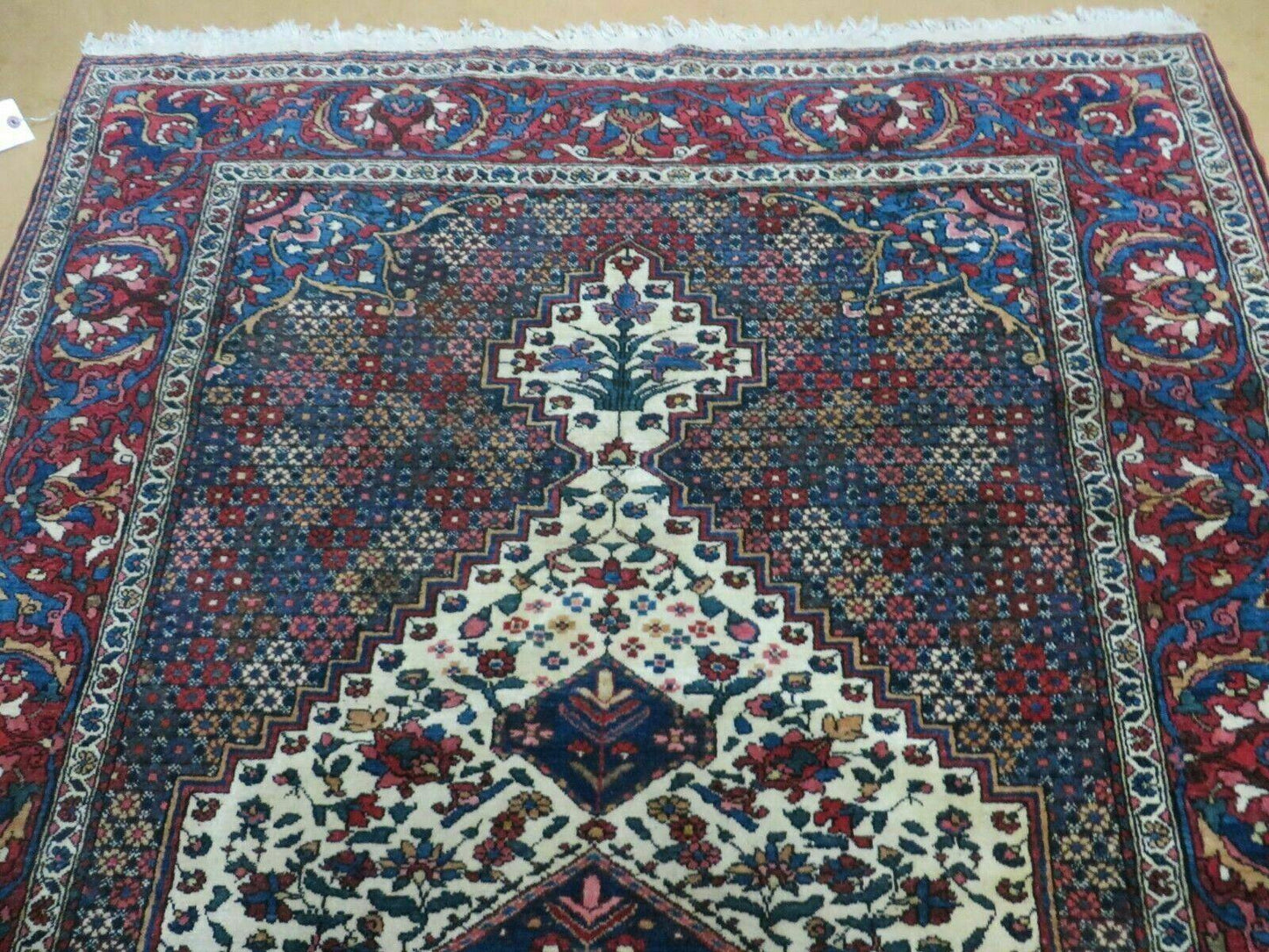 4' X 7' Vintage Handmade Turkish Floral Orient Medallion Wool Veg Dye Rug Nice