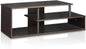 Econ Low Rise TV Stand Espresso Black With Shelves