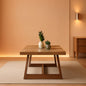 Pecan Wood Dining Table For Six Farmhouse Collection
