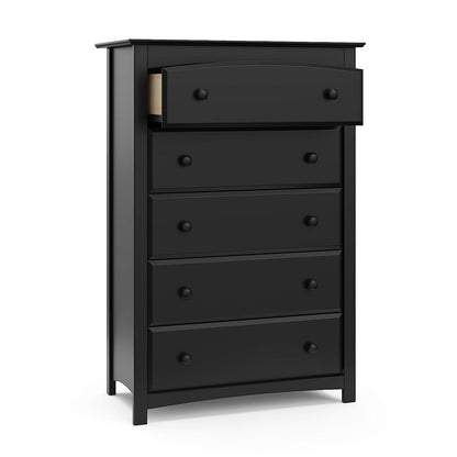 Kenton 5 Drawer Dresser For Kids Bedroom With Anti Tip Kit