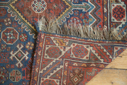 4x5 Antique Qashqai Square Rug