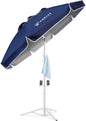 Six Point Five Foot Portable Shade Umbrella With Stand