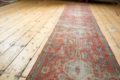 2x13.5 Antique Heriz Rug Runner