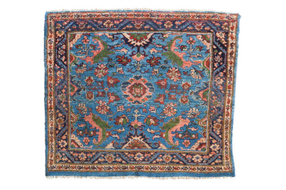 3x3.5 Vintage Fine Engelas Square Rug