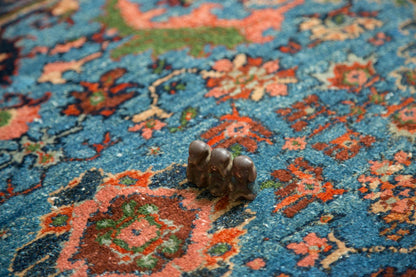 3x3.5 Vintage Fine Engelas Square Rug
