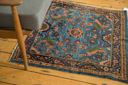3x3.5 Vintage Fine Engelas Square Rug
