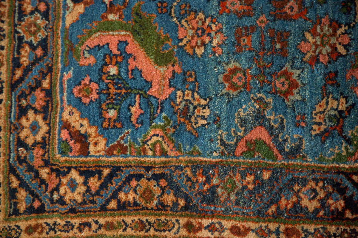 3x3.5 Vintage Fine Engelas Square Rug
