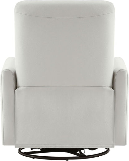 Cream Power Recliner Chair With USB Charging Lumbar Support