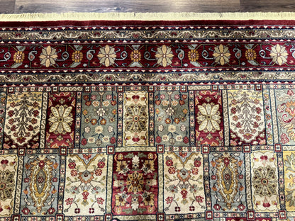 Karastan Bakhtiyari Rug 8.8 x 10, Antique Legends Karastan Wool Carpet #2200-202, Multicolor Panel