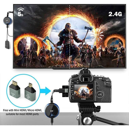 4K Wireless HDMI Transmitter Receiver Kit For TV And PC