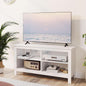 43 Inch White Mid Century Modern TV Stand For 50 Inch TVs