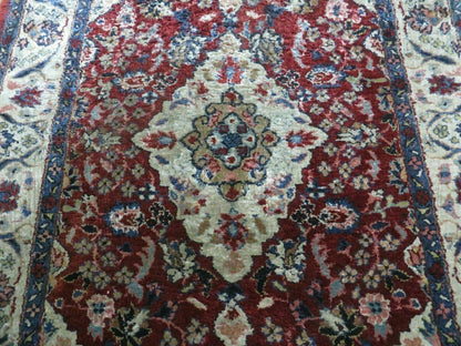 2' X 3' Handmade Chinese Floral Oriental Silk Rug Carpet Nice Red