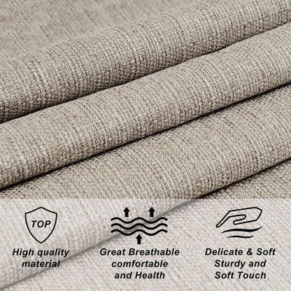Luxury Linen Upholstered King Headboard with Easy Assembly