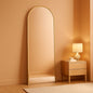 Nanoglass Arch Full Length Standing Mirror 71x26 In Gold