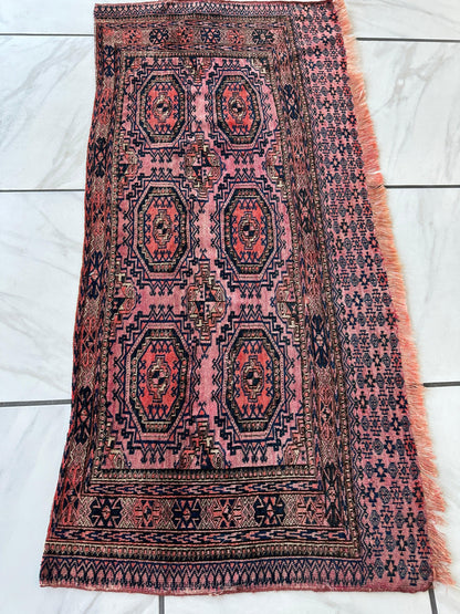 Saryk Turkmen Trapping Torba – 53″ x 25″