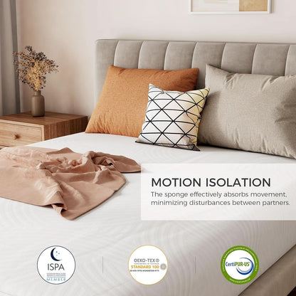 Queen 10 Inch Boxed Memory Foam MattressReliefIsolation