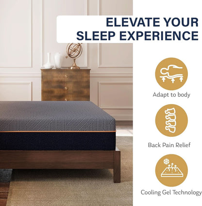 Queen Twelve Inches Gel Cooling Technology Pro Mattress