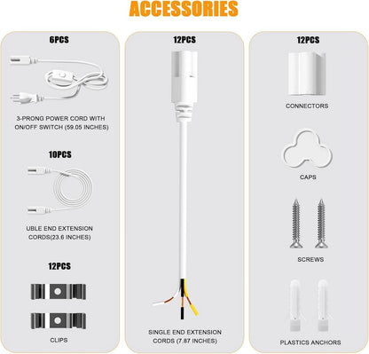 4FT LED Shop Light 6000K 50W Linkable Ceiling Fixture